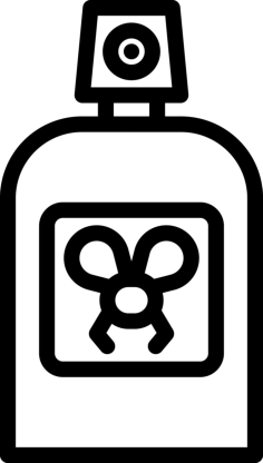 Insect Repellent Stencil Svg Vector, Free Vectors File